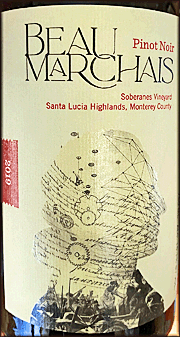 Beau Marchais 2019 Soberanes Vineyard Pinot Noir