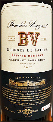 Beaulieu 2017 Georges de Latour Private Reserve