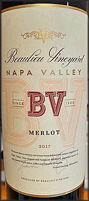 Beaulieu Vineyard 2017 Merlot