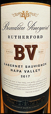 Beaulieu Vineyard 2017 Rutherford Cabernet Sauvignon