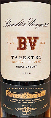 Beaulieu Vineyard 2018 Tapestry