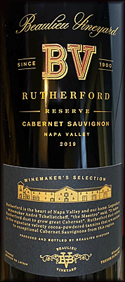 Beaulieu Vineyard 2019 Rutherford Reserve Cabernet Sauvignon