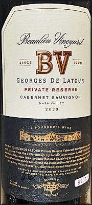 Beaulieu Vineyard 2020 Georges de Latour Private Reserve