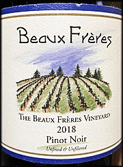 Beaux Freres 2018 Beaux Freres Vineyard Pinot Noir
