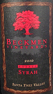 Beckmen 2010 Syrah