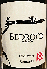 Bedrock 2020 Old Vine Zinfandel