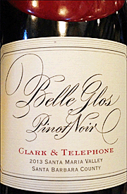 Belle Glos 2013 Clark and Telephone Pinot Noir