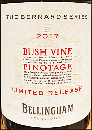 Bellingham 2017 Bernard Series Bush Vine Pinotage