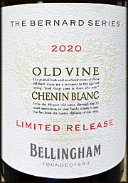 Bellingham 2020 Bernard Series Old Vine Chenin Blanc