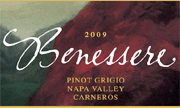 Benessere 2009 Pinot Grigio