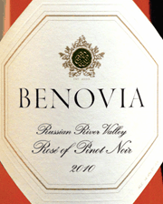 Benovia 2010 Rose of Pinot Noir