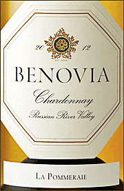 Benovia 2012 La Pommeraie Chardonnay