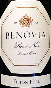 Benovia 2012 Tilton Hill Pinot Noir