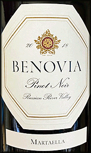 Benovia 2018 Martaella Pinot Noir