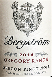 Bergstrom 2014 Gregory Ranch Pinot Noir