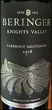 Beringer 2018 Knights Valley Cabernet Sauvignon