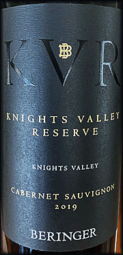 Beringer 2019 Knights Valley Reserve Cabernet Sauvignon