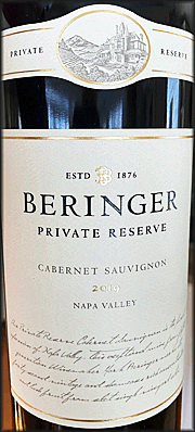 Beringer 2019 Private Reserve Cabernet Sauvignon