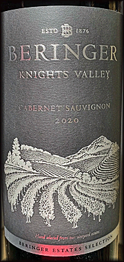 Beringer 2020 Knights Valley Cabernet Sauvignon