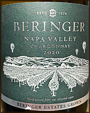 Beringer 2020 Napa Valley Chardonnay