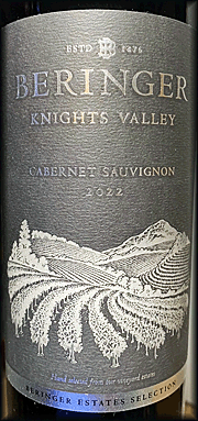 Beringer 2022 Knights Valley Cabernet Sauvignon