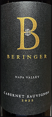 Beringer 2022 Napa Valley Cabernet Sauvignon