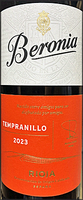 Beronia 2023 Tempranillo