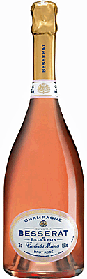 Besserat de Bellefon Cuvee des Moines Brut Rose Champagne