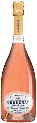 Besserat de Bellefon NV Cuvee des Moines Blanc de Blancs Brut Rose