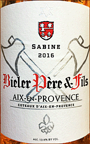 Bieler Pere et Fils 2016 Sabine Rose