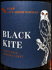 Black Kite 2016 Gap's Crown Pinot Noir