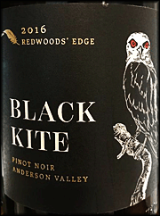 Black Kite 2016 Redwoods Edge Pinot Noir