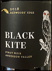 Black Kite 2018 Redwoods Edge Pinot Noir