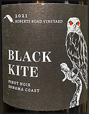 Black Kite 2021 Roberts Road Vineyard Pinot Noir