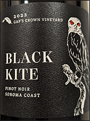 Black Kite 2023 Gap's Crown Pinot Noir