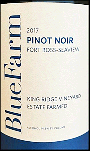 Blue Farm 2017 King Ridge Pinot Noir 