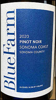 Blue Farm 2020 Sonoma Coast Pinot Noir