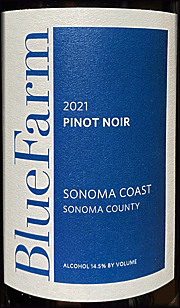 Blue Farm 2021 Sonoma Coast Pinot Noir