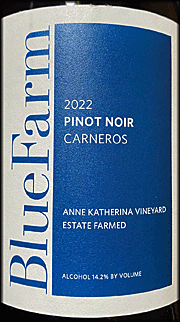 Blue Farm 2022 Anne Katherina Pinot Noir