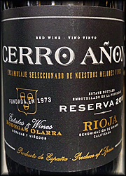 Bodegas Olarra 2018 Cerro Anon Reserva