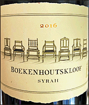 Boekenhoutskloof 2016 Syrah