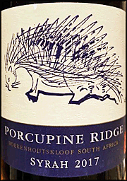 Porcupine Ridge 2017 Syrah