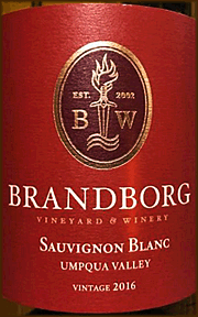 Brandborg 2016 Sauvignon Blanc