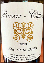 Brewer-Clifton 2018 Sta. Rita Hills Chardonnay