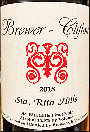 Brewer-Clifton 2018 Sta. Rita Hills Pinot Noir
