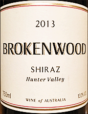 Brokenwood 2013 Hunter Valley Shiraz