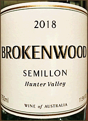 Brokenwood 2018 Semillon