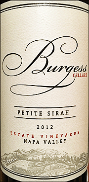 Burgess 2012 Petite Sirah