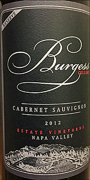 Burgess 2012 Reserve Cabernet Sauvignon