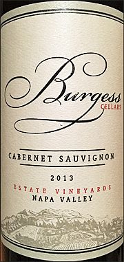 Burgess 2013 Cabernet Sauvignon